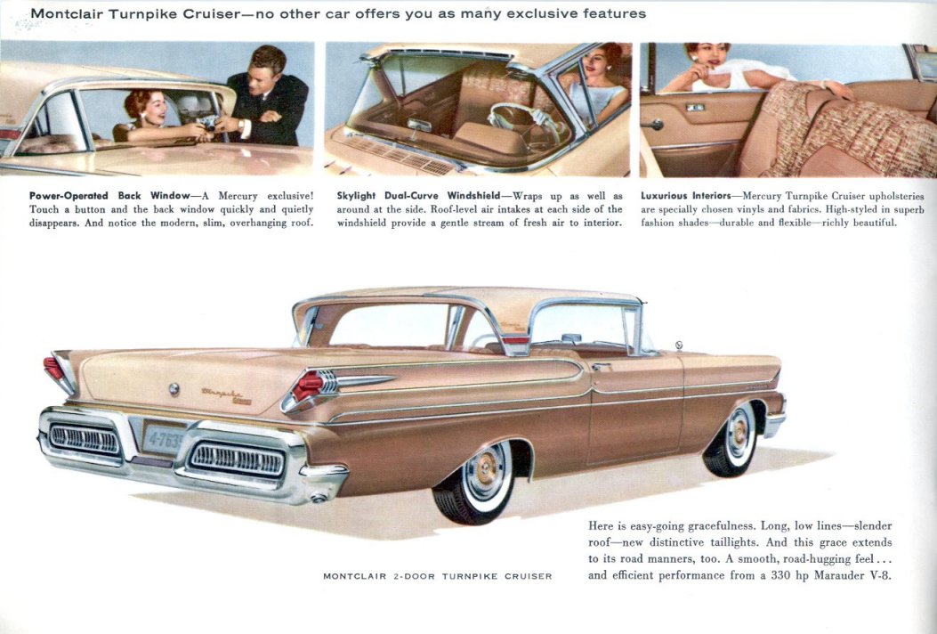 1958 Mercury Auto Advertising